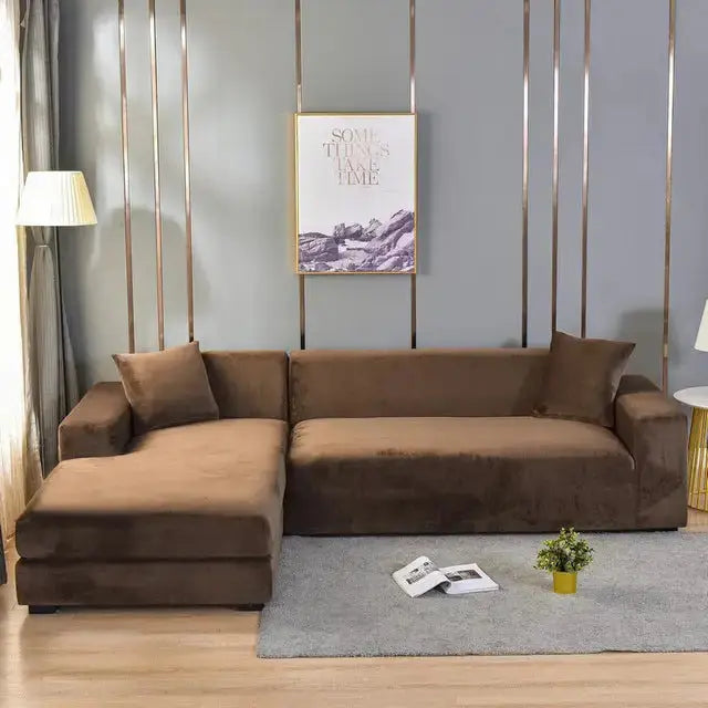Plain Color Slipcover for Couch - Puck's