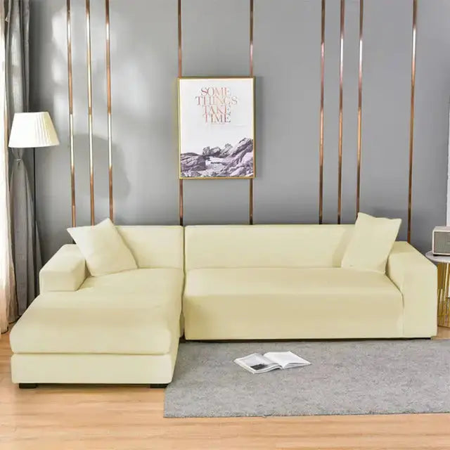 Plain Color Slipcover for Couch - Puck's