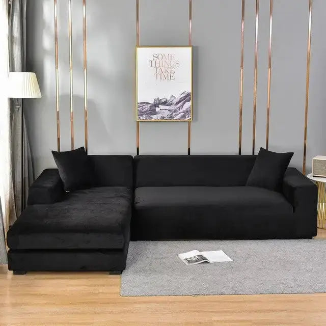 Plain Color Slipcover for Couch - Puck's