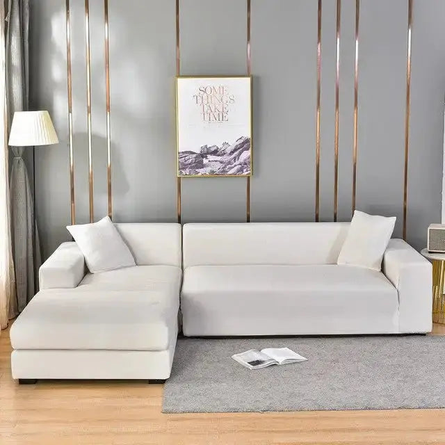 Plain Color Slipcover for Couch - Puck's