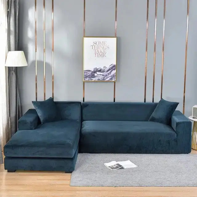 Plain Color Slipcover for Couch - Puck's