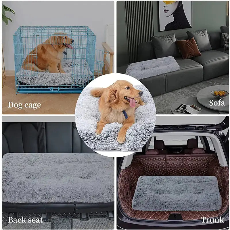Plush Washable Dog Bed - Puck's