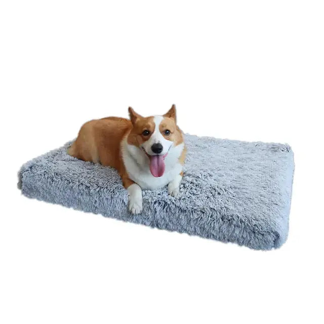 Plush Washable Dog Bed - Puck's