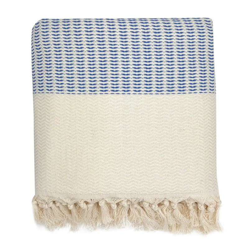 Plush Wavy Turkish Throw - Puck's