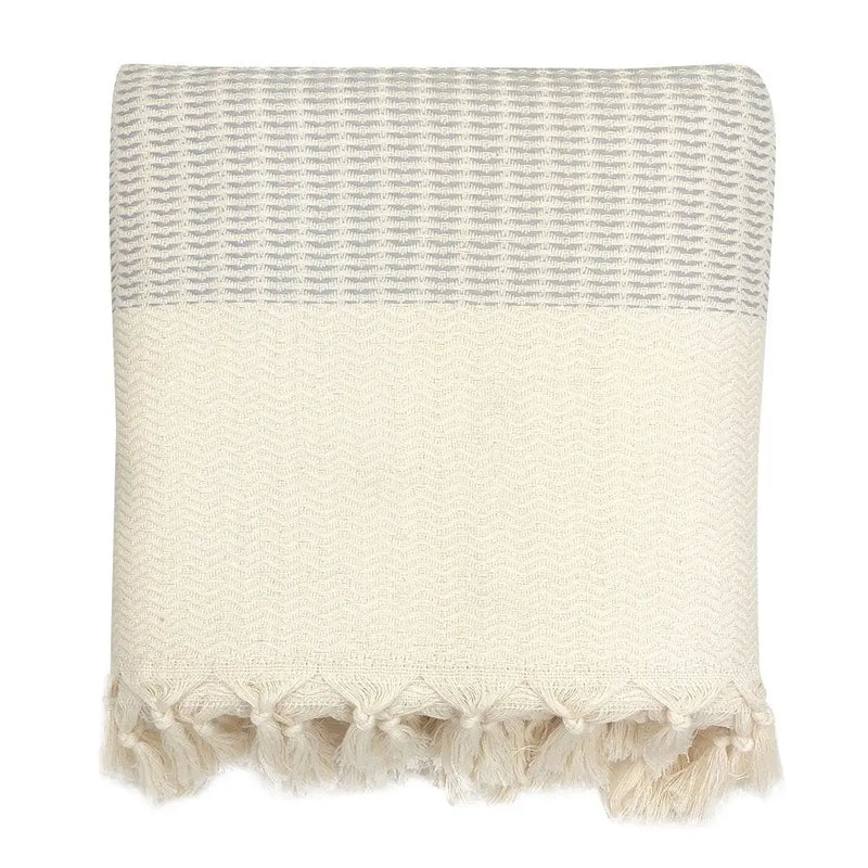 Plush Wavy Turkish Throw - Puck's