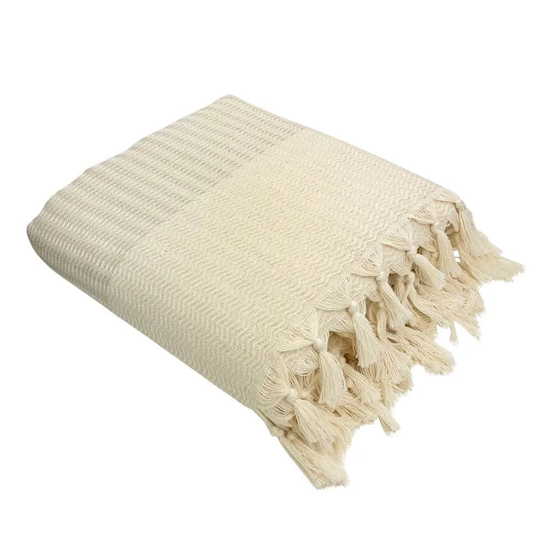 Plush Wavy Turkish Throw - Puck's