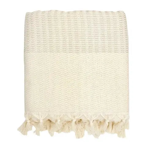 Plush Wavy Turkish Throw - Puck's