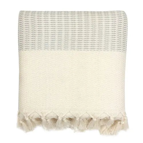 Plush Wavy Turkish Throw - Puck's