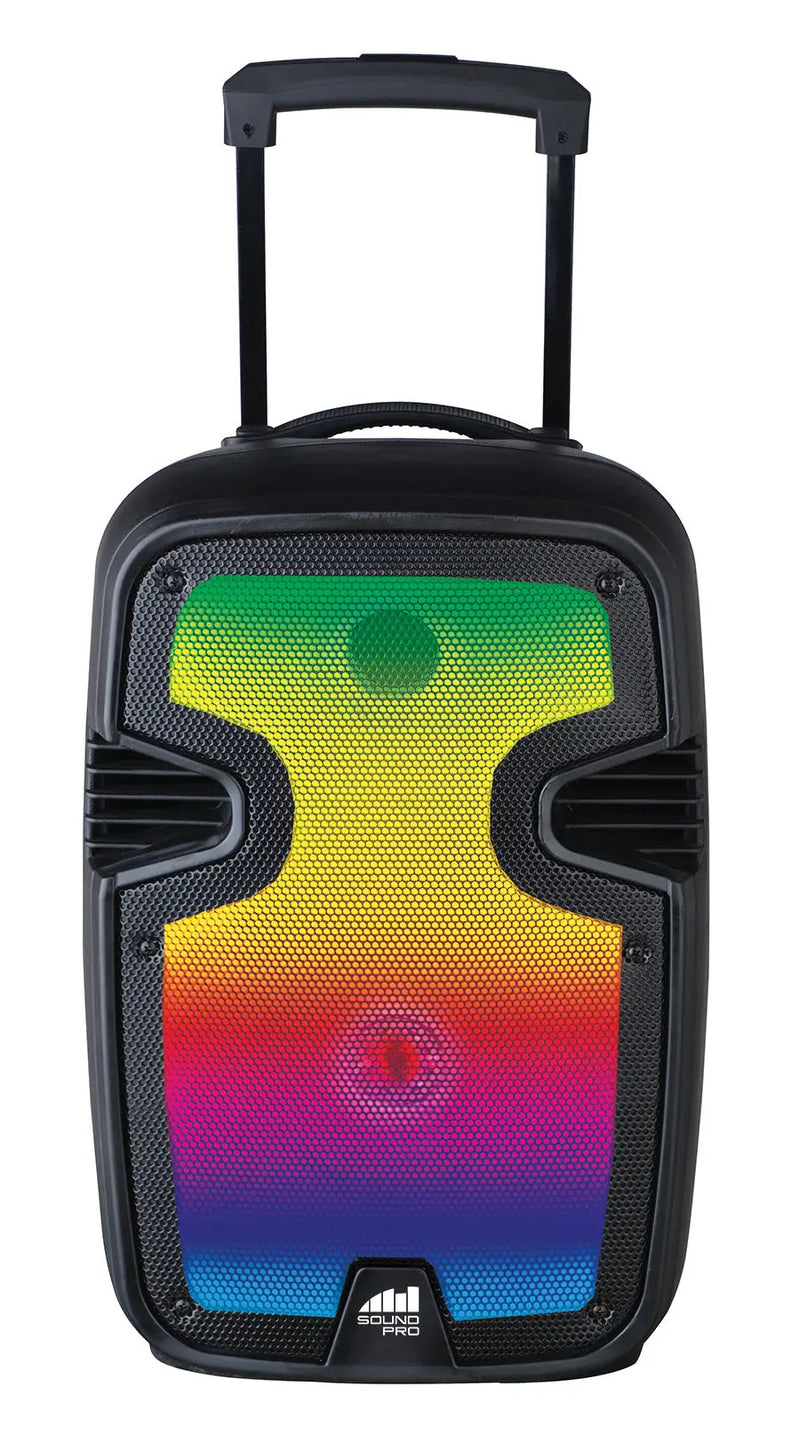 Portable 12” Bluetooth® Blaze Party Speaker with Full Glow Disco - Puck's