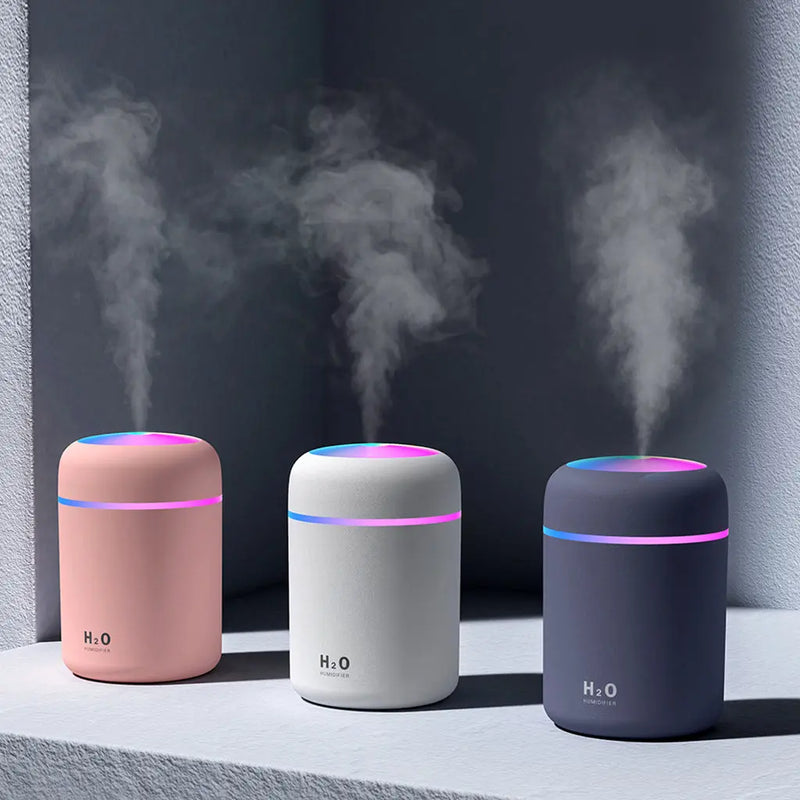 Portable Air Humidifier Aroma Essential Oil Diffuser for Car Home - Puck's