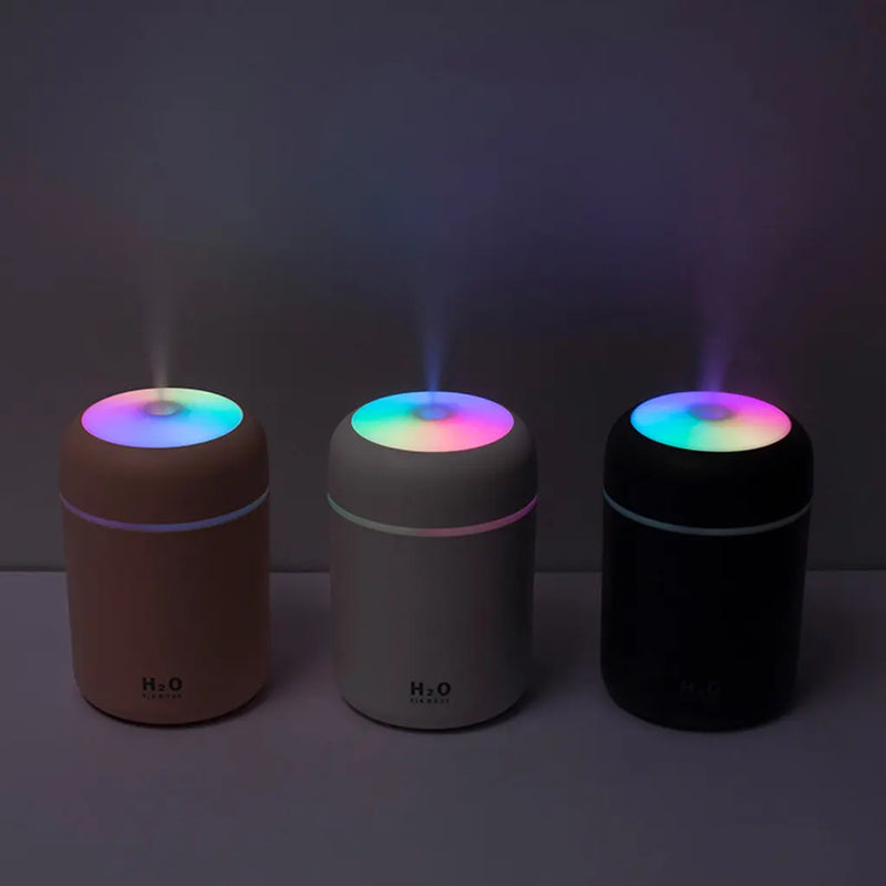 Portable Air Humidifier Aroma Essential Oil Diffuser for Car Home - Puck's