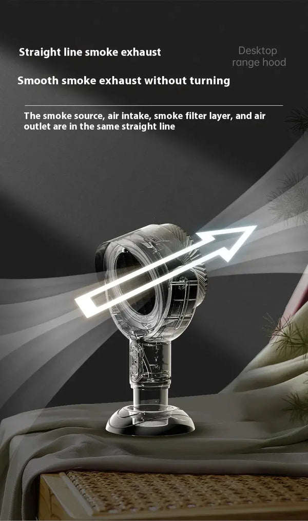 Portable Air Purifier Range Hood - Puck's
