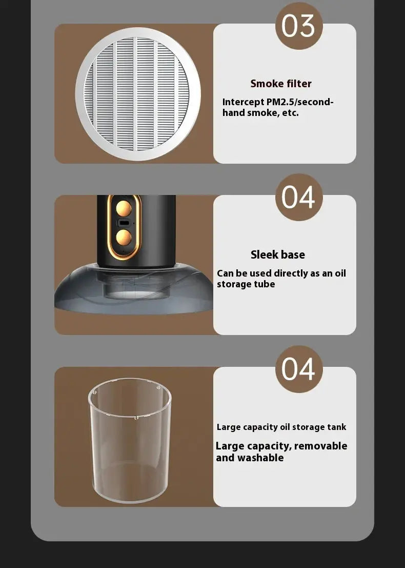 Portable Air Purifier Range Hood - Puck's