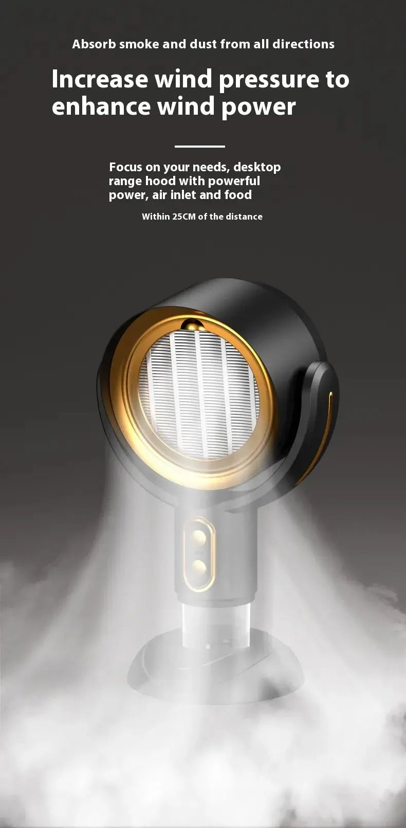 Portable Air Purifier Range Hood - Puck's