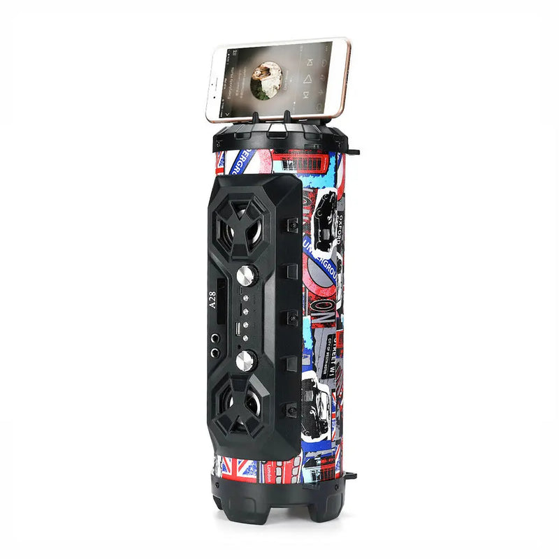 Portable Superior Bass Wireless Boombox with Radio Bluetooth Speakers - Puck's