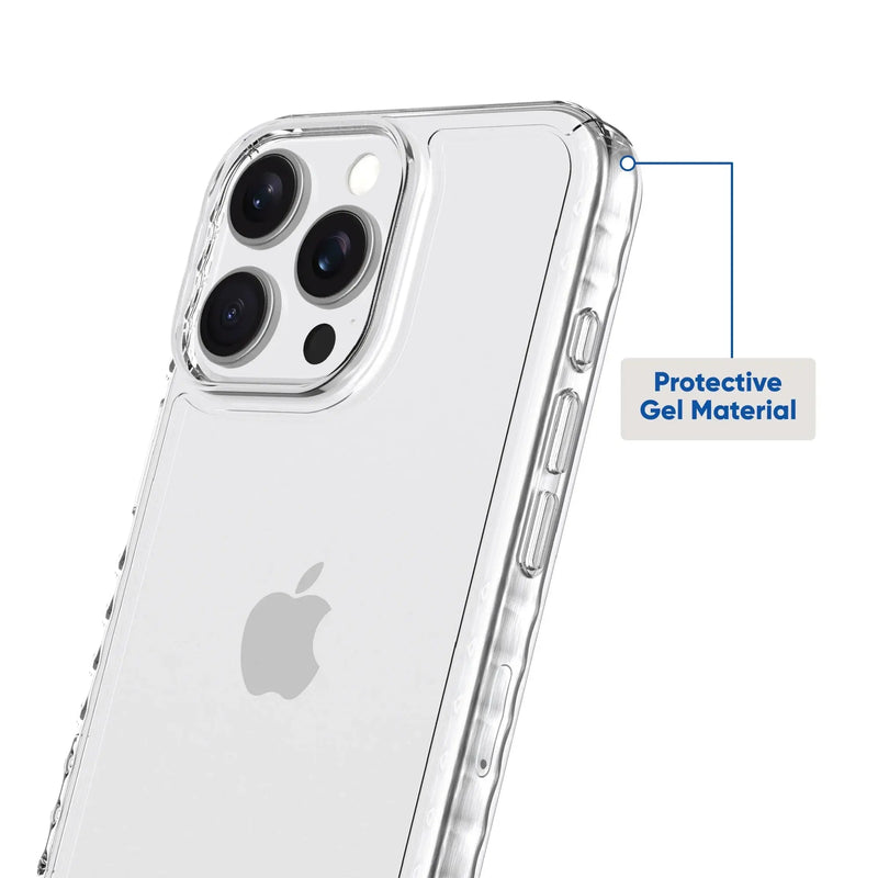 Protective Gel Phone Case for Iphone 16 Pro Max - Clear - Puck's