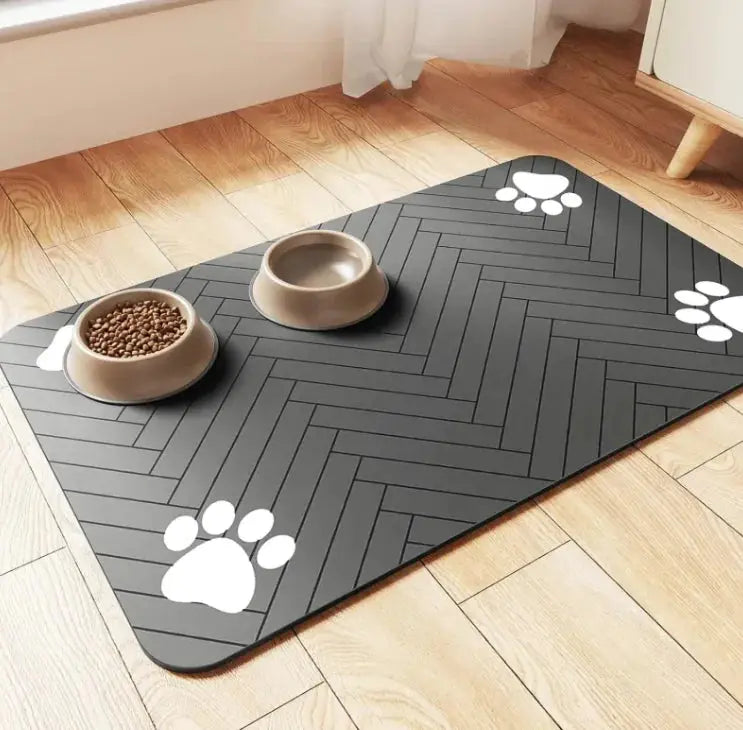 Quick-Dry Pet Feeding Mat - Puck's