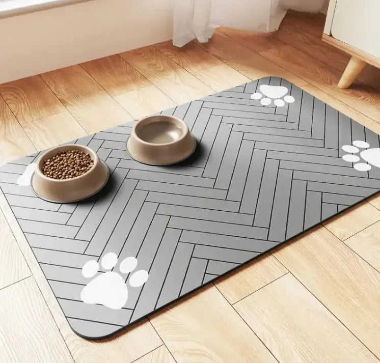 Quick-Dry Pet Feeding Mat - Puck's