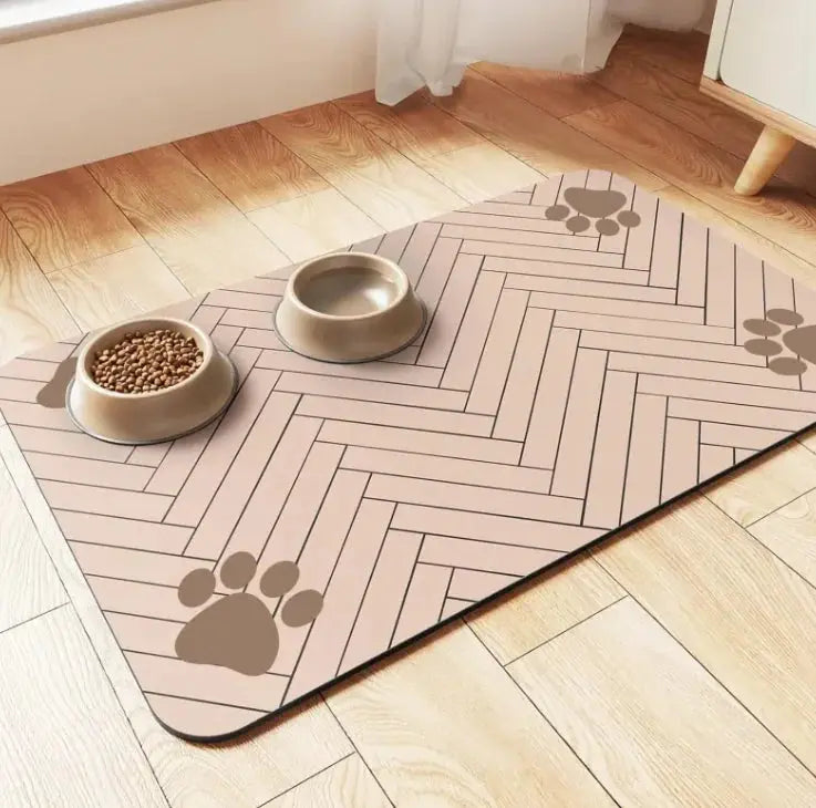 Quick-Dry Pet Feeding Mat - Puck's