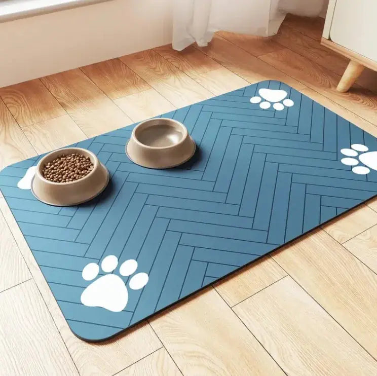 Quick-Dry Pet Feeding Mat - Puck's