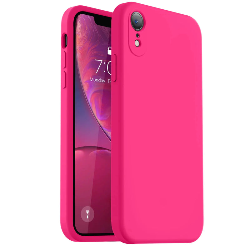 Vooii Compatible with iPhone 11 Case, Upgraded Liquid Silicone with [Flat Edges] [Camera Protection] [Soft Anti-Scratch Microfiber Lining] Phone Case for iPhone 11 6.1 inch - Black - Puck's
