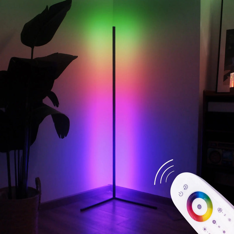 RGB LED Corner Floor Lamps - Puck's