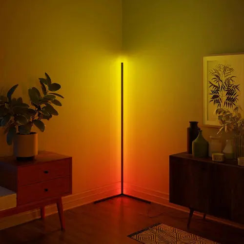 RGB LED Corner Floor Lamps - Puck's