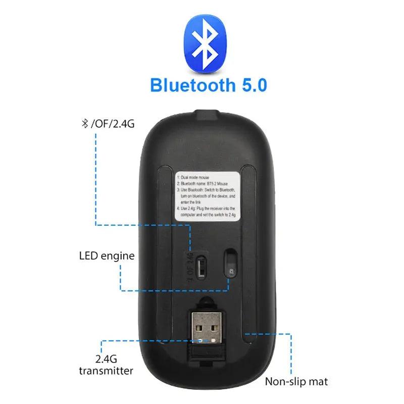 RGB Wireless Bluetooth Mouse - Puck's