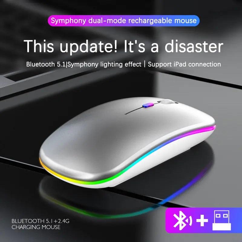 RGB Wireless Bluetooth Mouse - Puck's