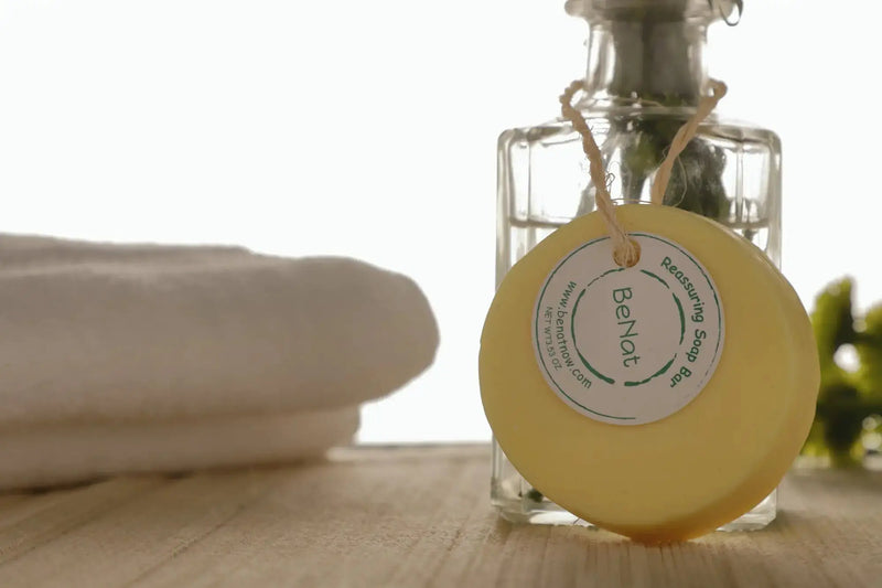 Reassuring Soap Bar. Wheat, Olive, and Almond Oil. - Puck's