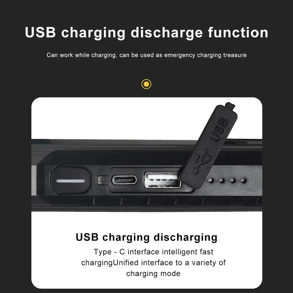 Rechargeable Power Bank With Led Lights - Puck's