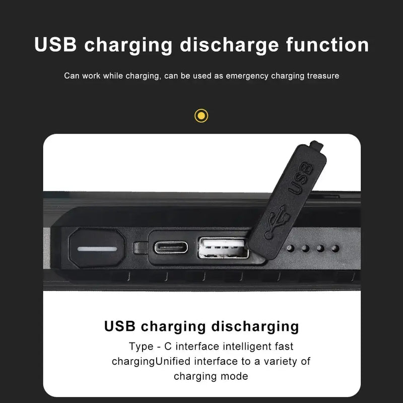 Rechargeable Power Bank With Led Lights - Puck's