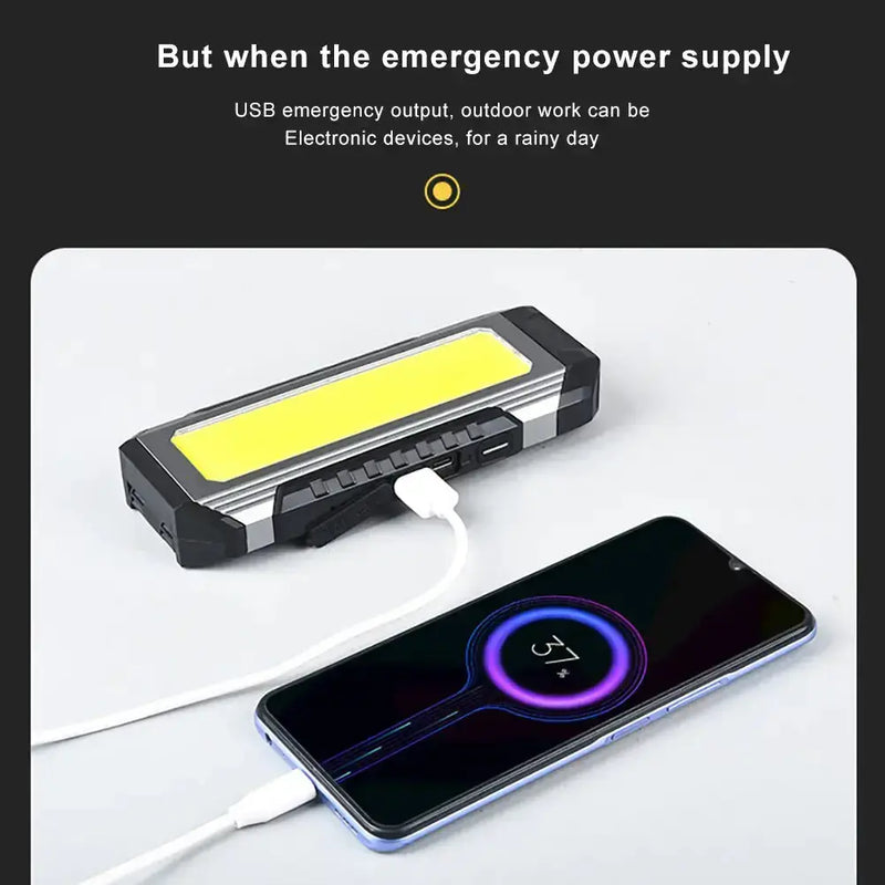 Rechargeable Power Bank With Led Lights - Puck's