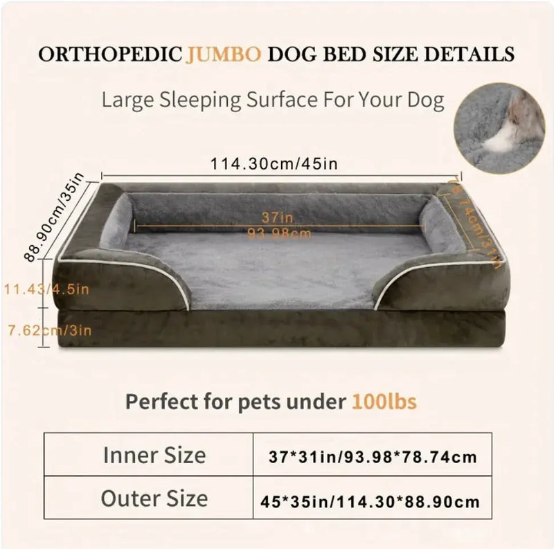 Removable & Washable U-Shaped Pet Sofa - Puck's