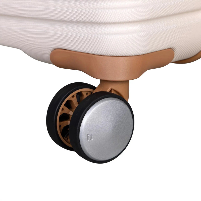 Replicating 31" Hardside Expandable Spinner Checked Luggage, Cream - Puck's