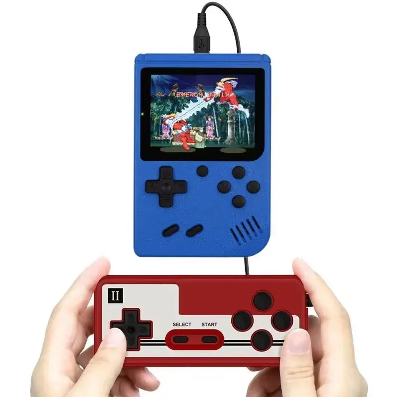 Retro Portable Mini Handheld Video Game Console 8-Bit 3.0 Inch Color LCD Kids Color Game Player Built-In 400 Games - Puck's