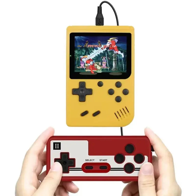 Retro Portable Mini Handheld Video Game Console 8-Bit 3.0 Inch Color LCD Kids Color Game Player Built-In 400 Games - Puck's