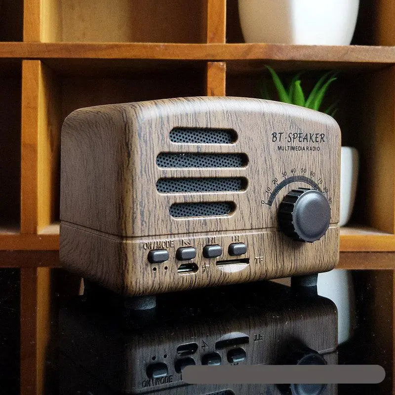 Retro Wireless Mini Speakers Stereo Bluetooth Speakers - Puck's