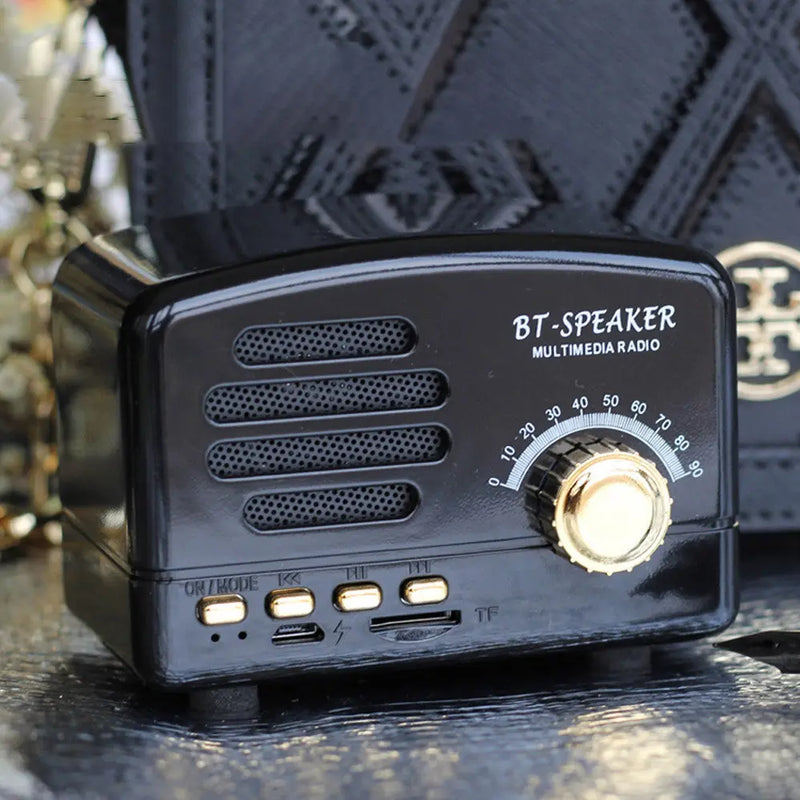 Retro Wireless Mini Speakers Stereo Bluetooth Speakers - Puck's