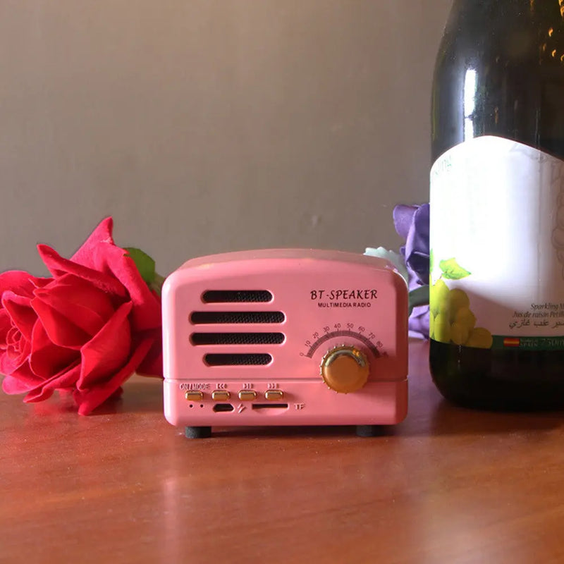 Retro Wireless Mini Speakers Stereo Bluetooth Speakers - Puck's