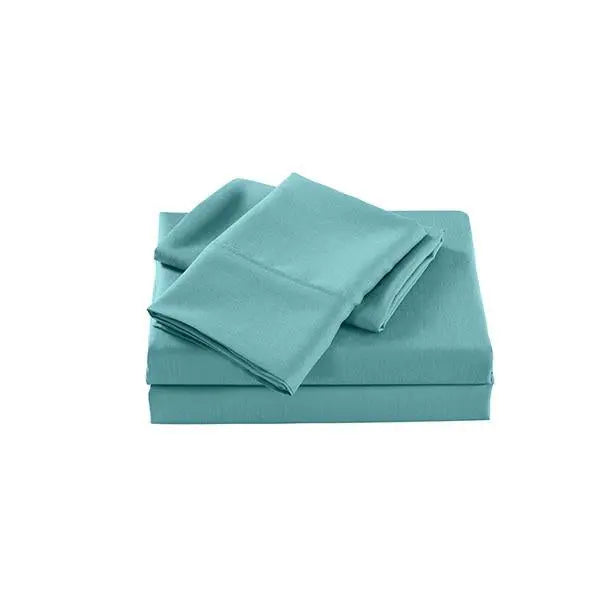 Royal Comfort 2000 Tc Bamboo Cooling Sheet Set Ultra Soft Bedding Aqua - Puck's