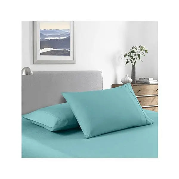 Royal Comfort 2000 Tc Bamboo Cooling Sheet Set Ultra Soft Bedding Aqua - Puck's