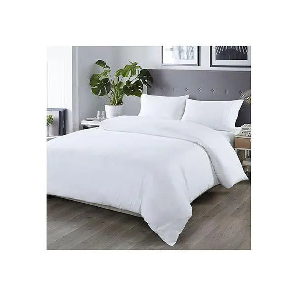 Royal Comfort Bamboo Quilt Cover Set 1000Tc Ultra Soft Bedding White - Puck's