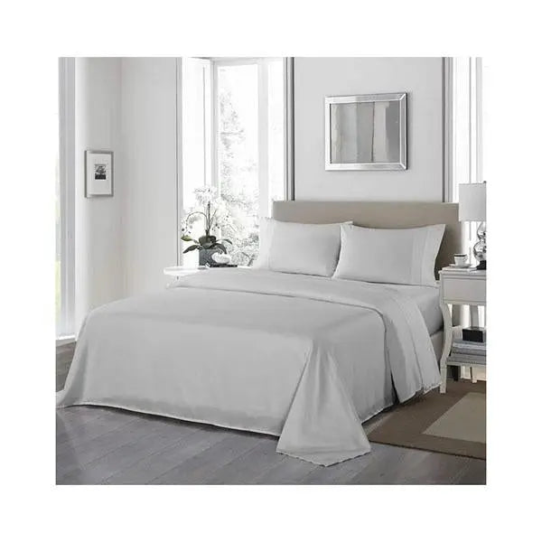 Royal Comfort Sheet Set 4 Piece Ultra Soft Weave Finish Double - Puck's