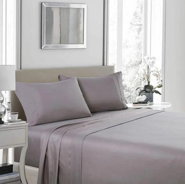 Royal Comfort Sheet Set 4 Piece Ultra Soft Weave Finish Queen - Puck's