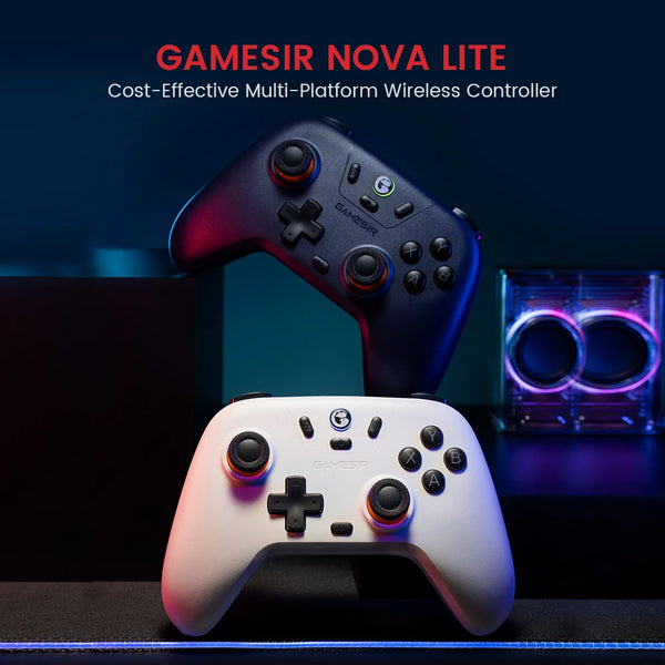 Gamesir T4 Nova Lite Wireless Gamepad Game Controller for Switch, Android, IOS, PC & Steam Games Hall Effect Stick - Puck's