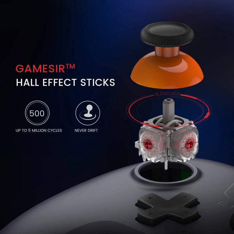 Gamesir T4 Nova Lite Wireless Gamepad Game Controller for Switch, Android, IOS, PC & Steam Games Hall Effect Stick - Puck's