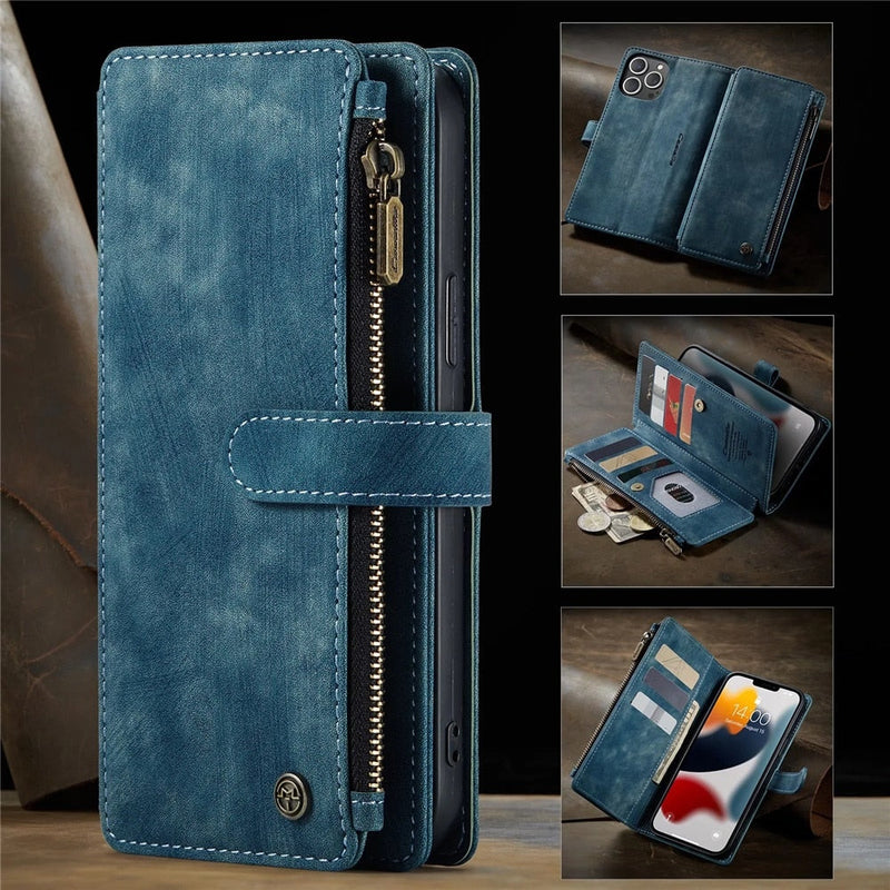 Premium Wallet Case for iPhone X to iPhone 14 - Puck's