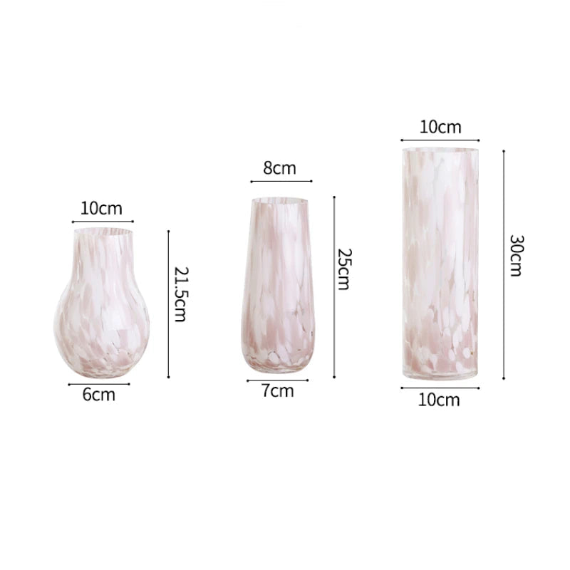 Medieval Glass Vase Pink - Puck's