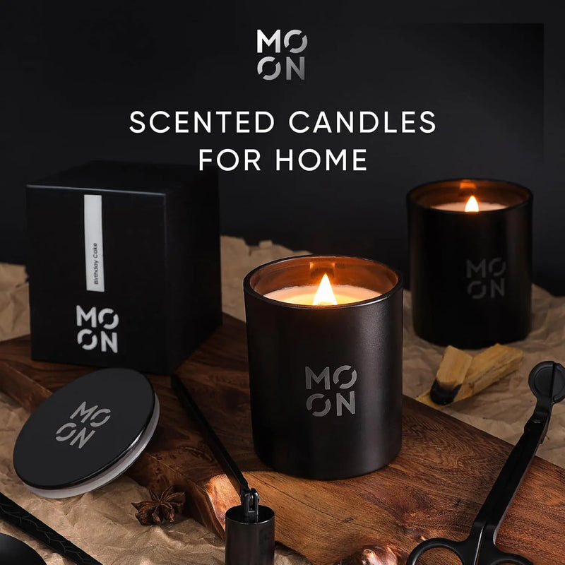 Scented Candles for Men & Women by  | Wood Wick Candles | Soy Wax Candles Non Toxic | Cedar Candle | Scented Candles | Cedar & Leaf Sage Mens Candle | - Puck's
